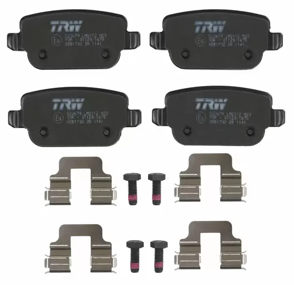 30794553 BRAKE PAD KIT S80 V70 XC70 ARKA FREN BALATASI TRW